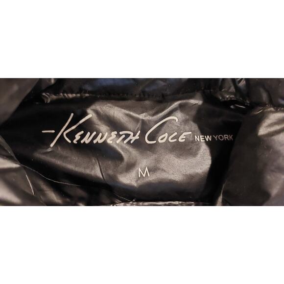 Kenneth Cole New York Women's Packable Down Coat Blk Size M - Picture 5 of 8
